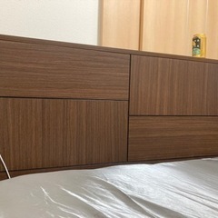 ダブルベッド  フランスベッド　フレームのみの画像