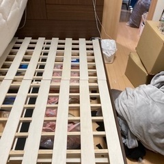 ダブルベッド  フランスベッド　フレームのみの画像