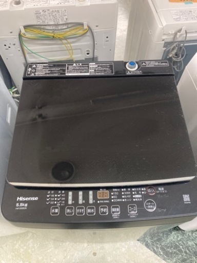 Hisense ハイセンス 5.5kg洗濯機 HW-G55E2K 中古 リサイクルショップ宮崎屋住吉店24.5.31k