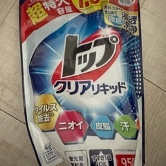 洗濯洗剤 トップクリアリキッドつめかえ用超特大 950g×7個の画像