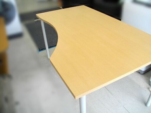 作業台 フリーデスク ナチュラル系 幅144x奥行90x高さ70.5cm 苫小牧西店