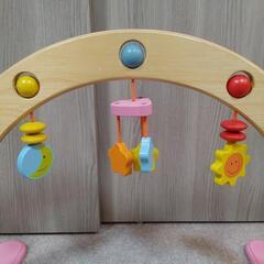 木製　ベビージムの画像