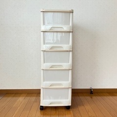 ５段引き出し　衣装ケース