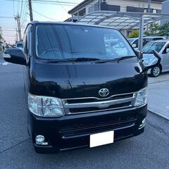 【1年車検付】トヨタ ハイエース・スーパGL・ナビ・ETC・テレ...