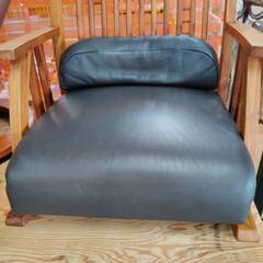 【愛品倶楽部柏店】BC工房 床座椅子 ゆうゆうたたみ椅子 座面本革 畳椅子/和室用の画像