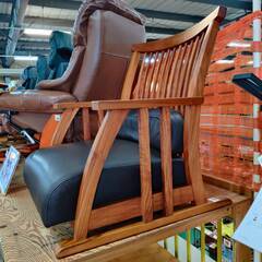 【愛品倶楽部柏店】BC工房 床座椅子 ゆうゆうたたみ椅子 座面本革 畳椅子/和室用の画像