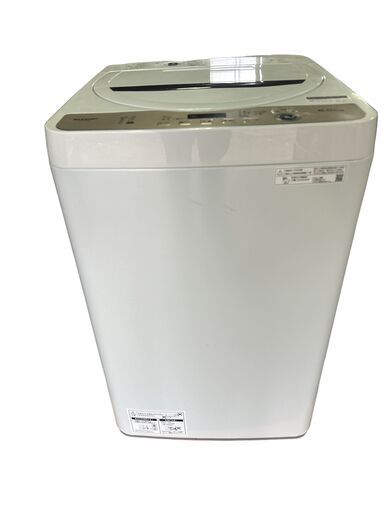 2022年製 SHARP 全自動洗濯機 6.0kg ES-GE6F-T シャープ 全自動電気洗濯機 家電 縦型洗濯機 縦型 動作確認済
