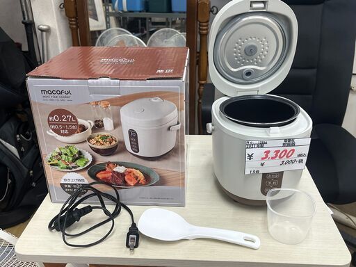 リサイクルショップどりーむ天保山店　No13266　炊飯器　ミニライスクッカー　1.5合炊き　電響社