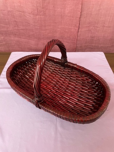 竹工芸品インテリアバスケット⑧