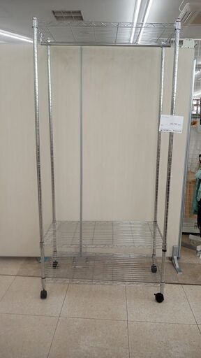 ★ジモティ割あり★  スチールラック シルバー H189×D45×W90 クリーニング済み TJ6162