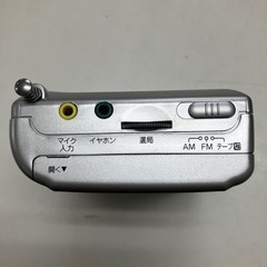 N2405-1045 sound look ポータブルラジオカセットレコーダー SAD-1240 2019年製 動作確認済みの画像