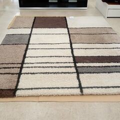 ★ジモティ割あり★  ラグマット  H×D198×W252 クリーニング済み TJ6172の画像