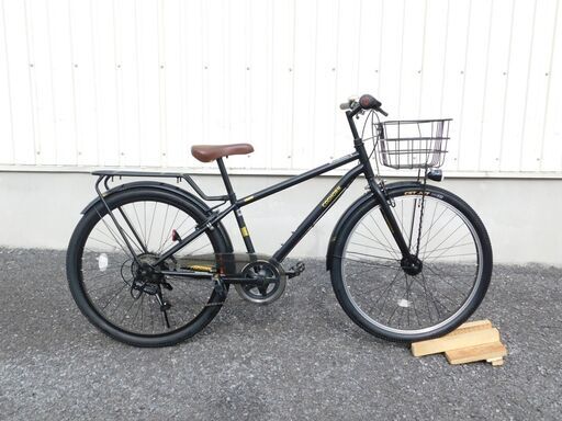 シティサイクル ビーチバイク MIAMI COGHORN オートライト 26インチ 人気良品! 早い者勝ち! SHIMANO TOURNEY 外装6段変速 26×1.95 ブラック 状態は全体的に極めて良好! m12