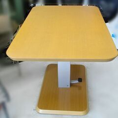 昇降テーブル 天然木 ニトリ 昇降ダンパーコラボ 幅120x奥行75x高さ56