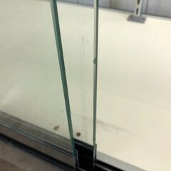 ガラスショーケース 照明付 陳列棚 陳列什器 店舗什器 ガラス棚 飾り棚 飾り台 コレクションケースの画像