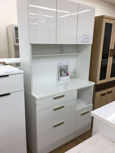 ★ジモティ割あり★ NITORI　ニトリ 食器棚　ソレル  W100×D43×H191 クリーニング済み SJ5880