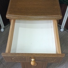 ★八4019 木製キャビネット　家具　電話台　棚  　の画像