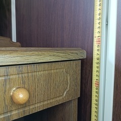 ★八4019 木製キャビネット　家具　電話台　棚  　の画像