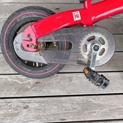 子供　自転車　へんしんバイク　12インチ　赤の画像