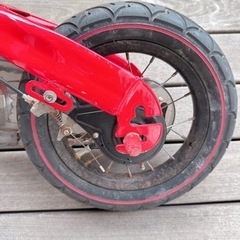 子供　自転車　へんしんバイク　12インチ　赤の画像