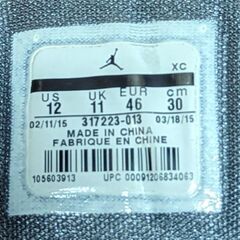 AIR JORDAN OL' SCHOOL/ジョーダンオルスクール サイズ30cm　317223-013　の画像