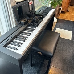 YAMAHA ヤマハ 電子ピアノセット 電子ピアノ P-45 ピアノスツール ヘッドフォン ペダル 2020モデル 多機能の画像