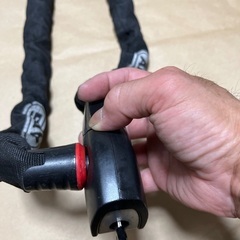 自転車・バイク等、盗難防止　ABUS ロック1100mmの画像