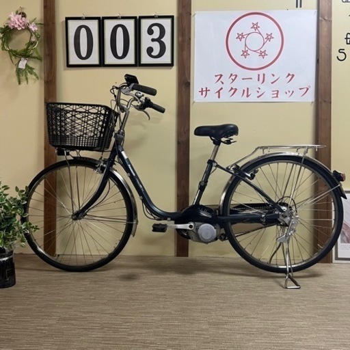 03整備済新基準良品パナソニック　Lithium VIVI NX  バッテリー6.6ah長押す5点灯  26インチ  中古車