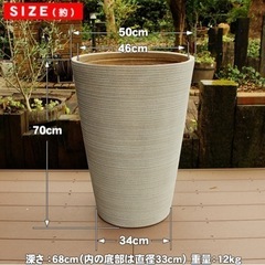 あげます。大型植木鉢　ガーデニングの画像