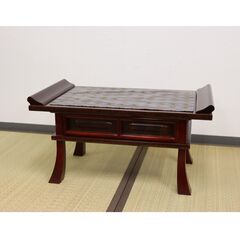 ≪U790-イ12ジ≫ 【在庫品】 経台/経机 木製 引き出し付...