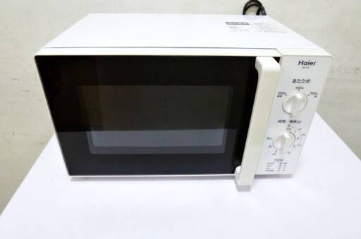 電子レンジ　JM-17E(西日本・60Hz専用)　動作良好　17L ７００W/５００W/２００W　ホワイトHaier