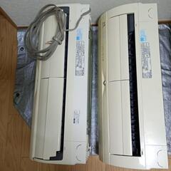壁掛けエアコン2台（動作状態不明）