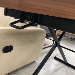 ニトリ リフティングテーブル ブラウン【トレファク堺福田店】