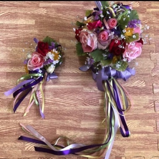 ブライダルブーケセット ボール型