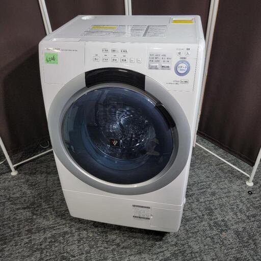 ‍♂️h060603売約済み❌6226‼️配送設置は無料‼️単身用マンションで夢のドラム洗濯機✨SHARP 7kg / 3.5kg ドラム式洗濯機