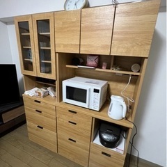 キッチンボード(エトナ90KB LBR) ニトリ 食器棚 楽天市場】キッチンボード(エトナ90KB)【配送員設置商品