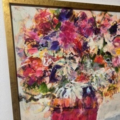 状態は良い方⭕️ Francfrancの花🌸の絵画】の画像
