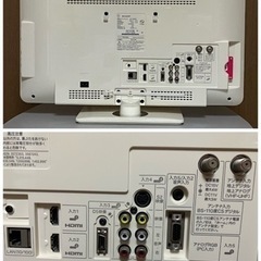 【6/9まで】22インチテレビ+ fire tv stick 4K(リモコン無し)新潟市内お届けしますの画像