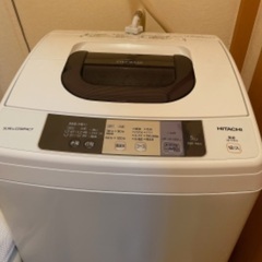 HITACHIの洗濯機あげます！6/9まで