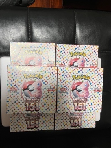 ポケモンカード151  シュリンクなしBOX6個セット