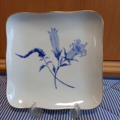 深川製磁 フカガワセイジ 角皿 キミジマ 18.5cm x 18...