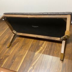 背もたれ付きダイニングベンチチェアの画像