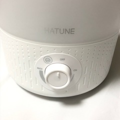 アロマ加湿器 卓上 小型 シンプル操作 超音波加湿器 大容量 長時間連続加湿 白の画像