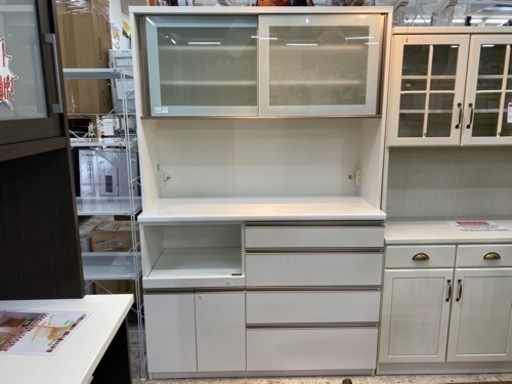 【愛品館 江戸川店 キッチン収納】marusen（丸仙工業）2枚スライド扉キッチンボード ID:151-008264-007