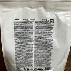 未開封マイプロテイン Impact ホエイプロテイン2.5kgの画像