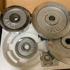 クロームダンベルセット　2.5〜20kg　の画像