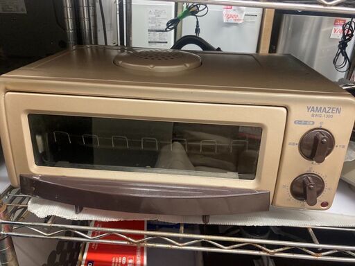 ☆中古￥2,800！YAMAZEN　ワイドグリル　家電　BWG-1300型　【BE189】