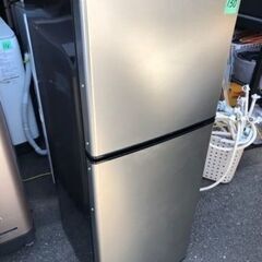 NO130❗️福岡市内配送無料 アズマ 冷蔵庫 136L 2ドア MR-ST136A シルバー  一人暮らし 洗浄・除菌済み