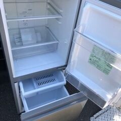 NO 131❗️福岡市内配送無料　2021年式 冷蔵庫 ブラッシュシルバー AQR-13K-S [2ドア /右開きタイプ /126L] [冷凍室 46L]