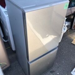 NO 131❗️福岡市内配送無料　2021年式 冷蔵庫 ブラッシュシルバー AQR-13K-S [2ドア /右開きタイプ /126L] [冷凍室 46L]